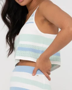 Sandbar Knitted Crop Cami Top | Rusty Store