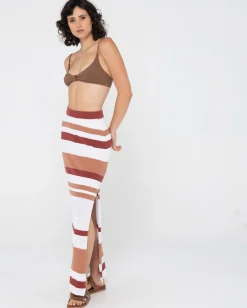 Sandbar Maxi Skirt | Rusty Hot