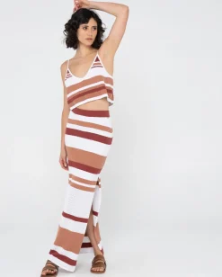 Sandbar Maxi Skirt | Rusty Hot
