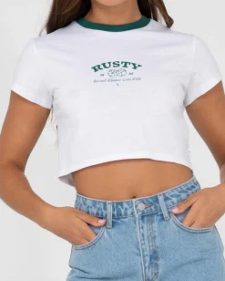 Second Chance Short Sleeve Graphic Baby Tee | Rusty Outlet