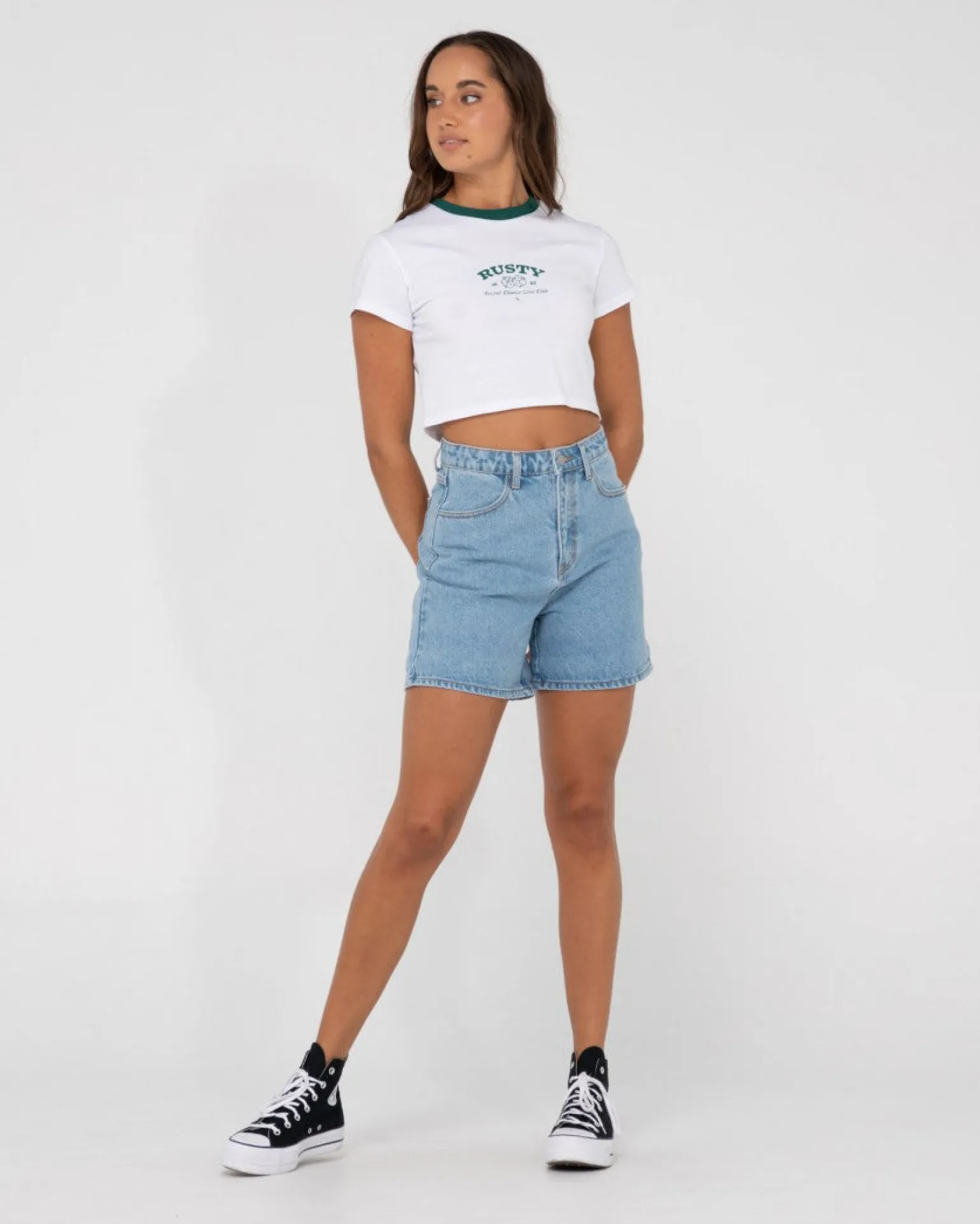 Second Chance Short Sleeve Graphic Baby Tee | Rusty Hot
