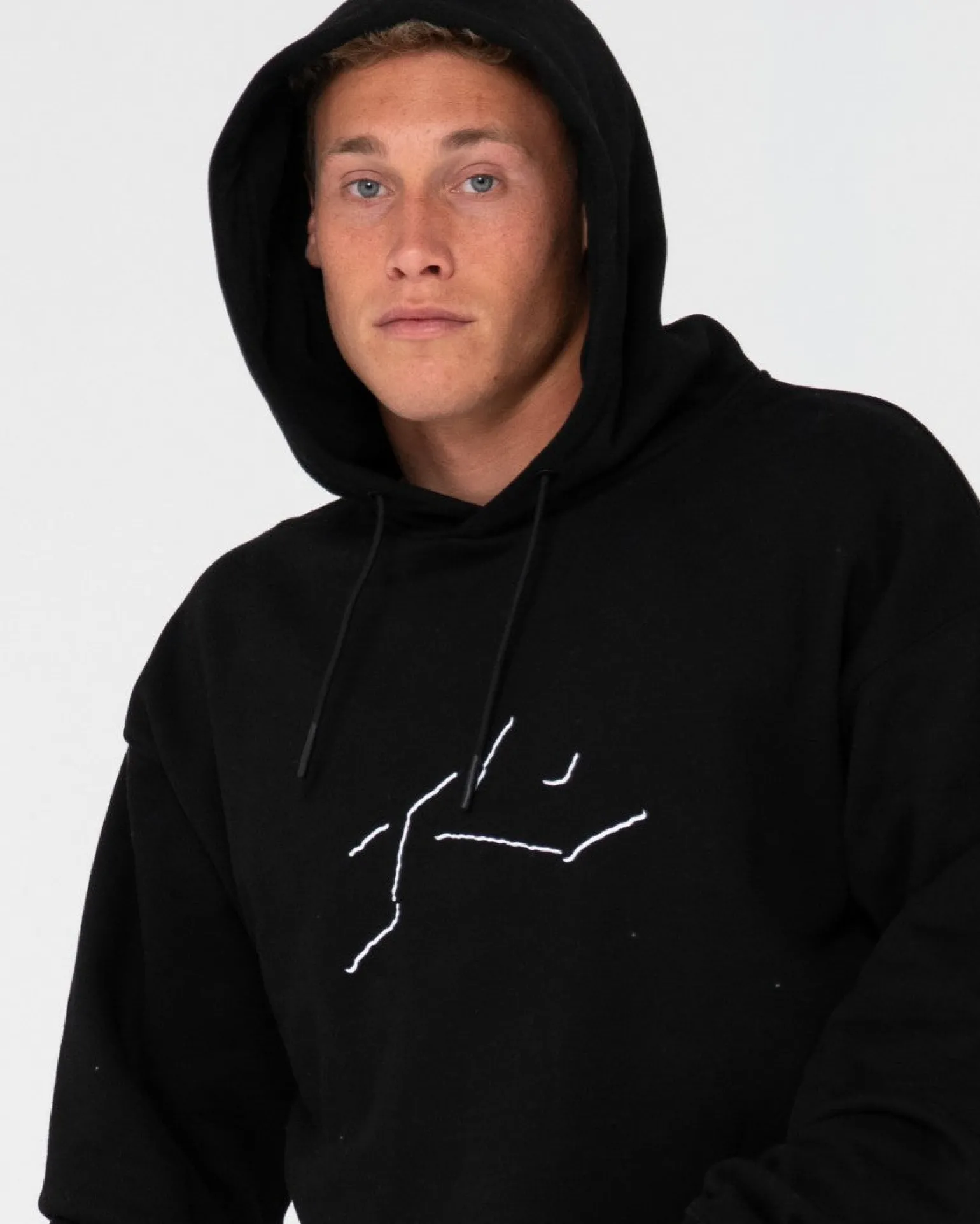 Shadow R Relaxed Fleece Hoodie | Rusty Cheap