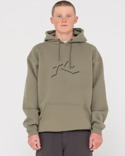 Shadow R Relaxed Super Fleece Hoodie | Rusty Cheap