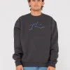 Shadow R Relaxed Super Fleece Crew | Rusty Sale