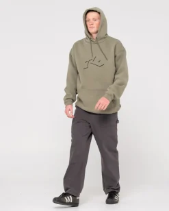 Shadow R Relaxed Super Fleece Hoodie | Rusty Cheap