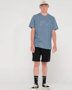 Shadow R Short Sleeve Tee | Rusty Best