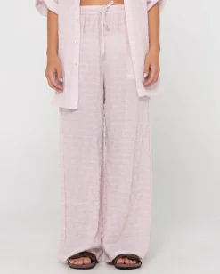 Siena High Waisted Relaxed Fit Beach Pant | Rusty New