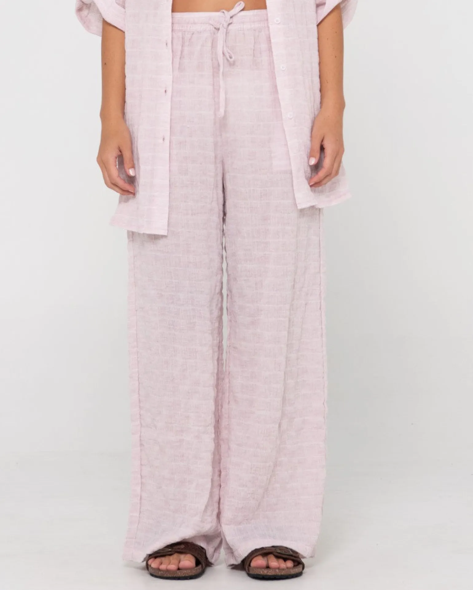 Siena High Waisted Relaxed Fit Beach Pant | Rusty New
