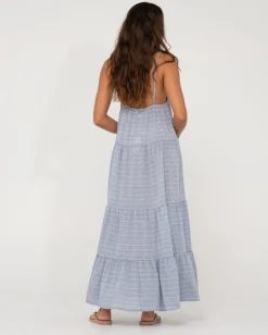 Siena Striped Tiered Maxi Dress | Rusty Best Sale