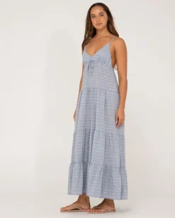 Siena Striped Tiered Maxi Dress | Rusty Best Sale