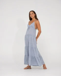 Siena Striped Tiered Maxi Dress | Rusty Best Sale