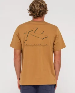 Sleds And Meds Short Sleeve Graphic Tee | Rusty New
