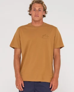 Sleds And Meds Short Sleeve Graphic Tee | Rusty New