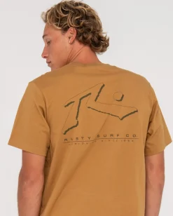 Sleds And Meds Short Sleeve Graphic Tee | Rusty New