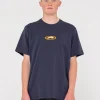 Slowmo Short Sleeve Heritage Print Tee | Rusty New
