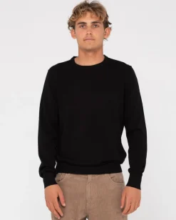 Slung Lightweight Wool Crew Knit | Rusty Flash Sale