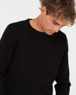 Slung Lightweight Wool Crew Knit | Rusty Flash Sale