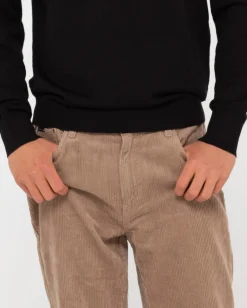 Slung Lightweight Wool Crew Knit | Rusty Flash Sale