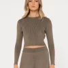Solace Long Sleeve Knit Top | Rusty Online