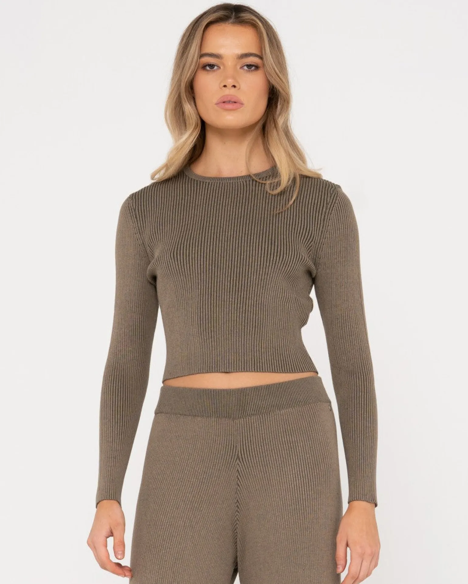 Solace Long Sleeve Knit Top | Rusty Online