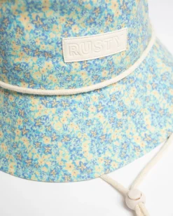 Soleil Floral Patterned Bucket Hat | Rusty Cheap