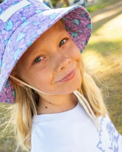 Soleil Patterned Bucket Hat Girls | Rusty Sale