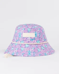 Soleil Patterned Bucket Hat Girls | Rusty Sale
