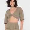 Somewhere Twisted Reversible Top | Rusty Discount