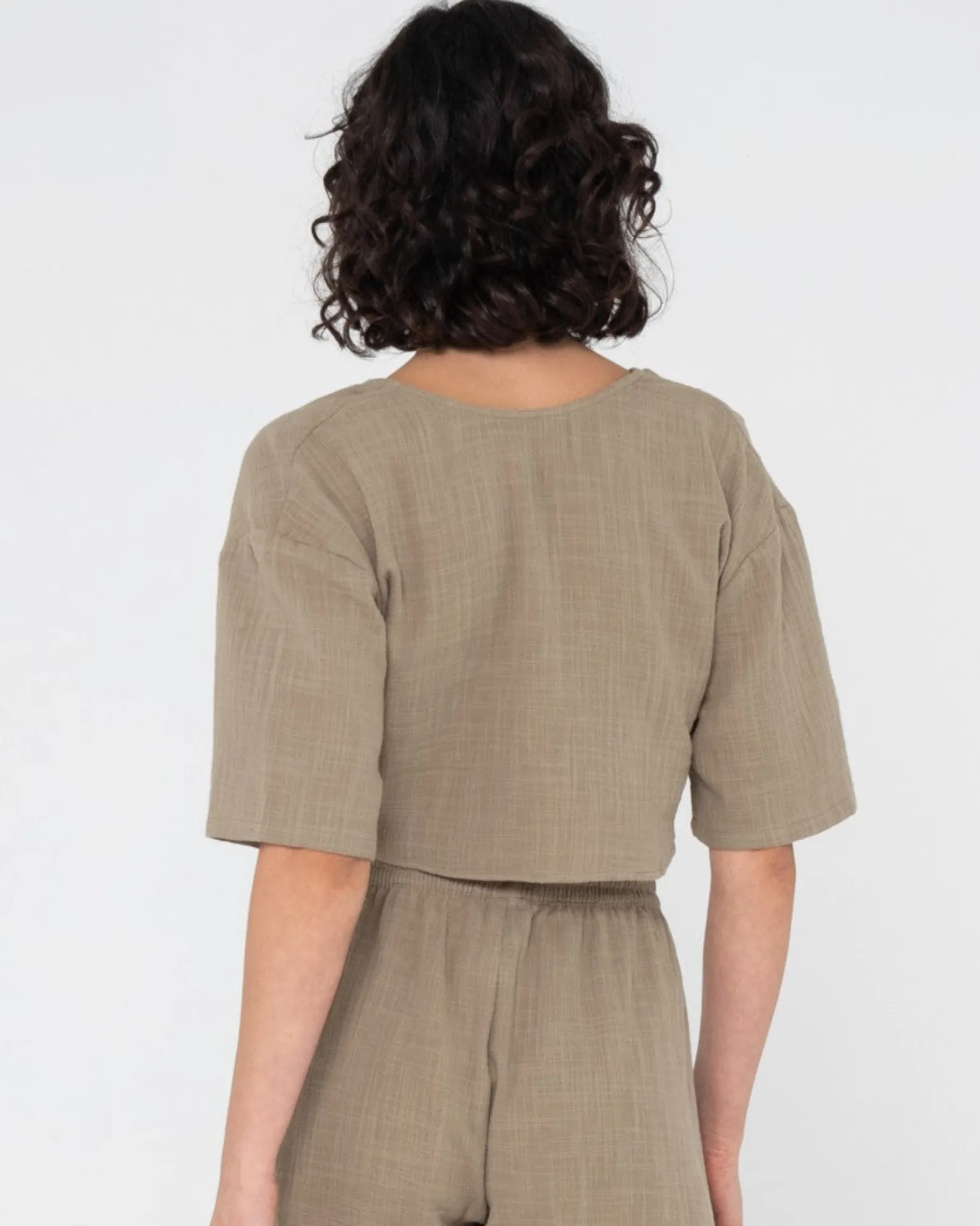 Somewhere Twisted Reversible Top | Rusty Discount