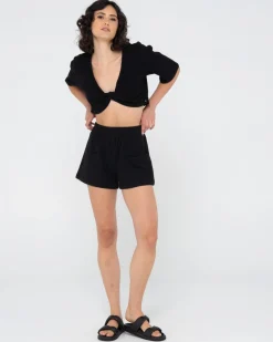 Somewhere Twisted Reversible Top | Rusty Sale