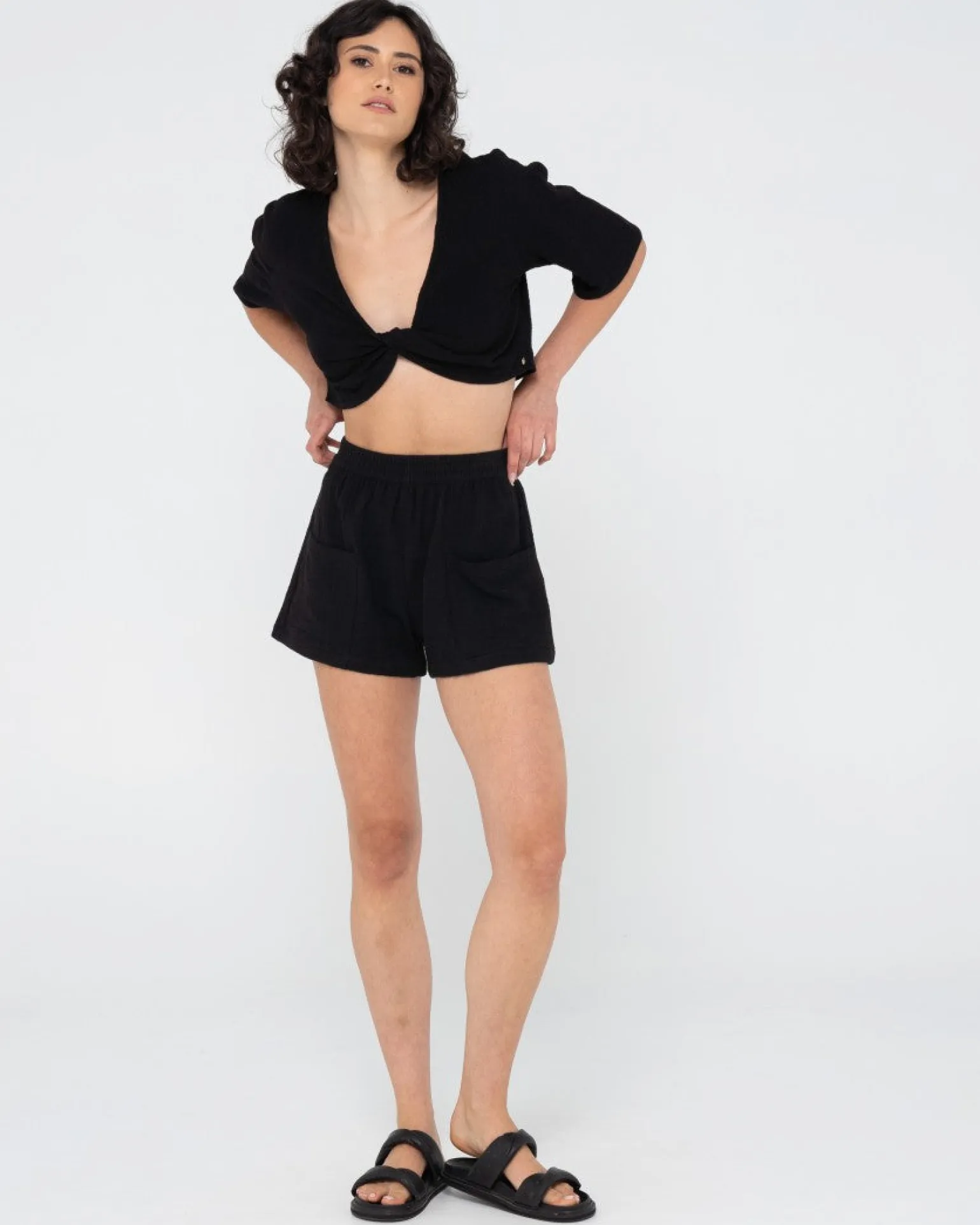 Somewhere Twisted Reversible Top | Rusty Sale