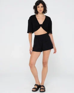 Somewhere Twisted Reversible Top | Rusty Sale