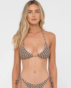 Sorrento Shell Printed Multiway Bikini Top | Rusty Best Sale