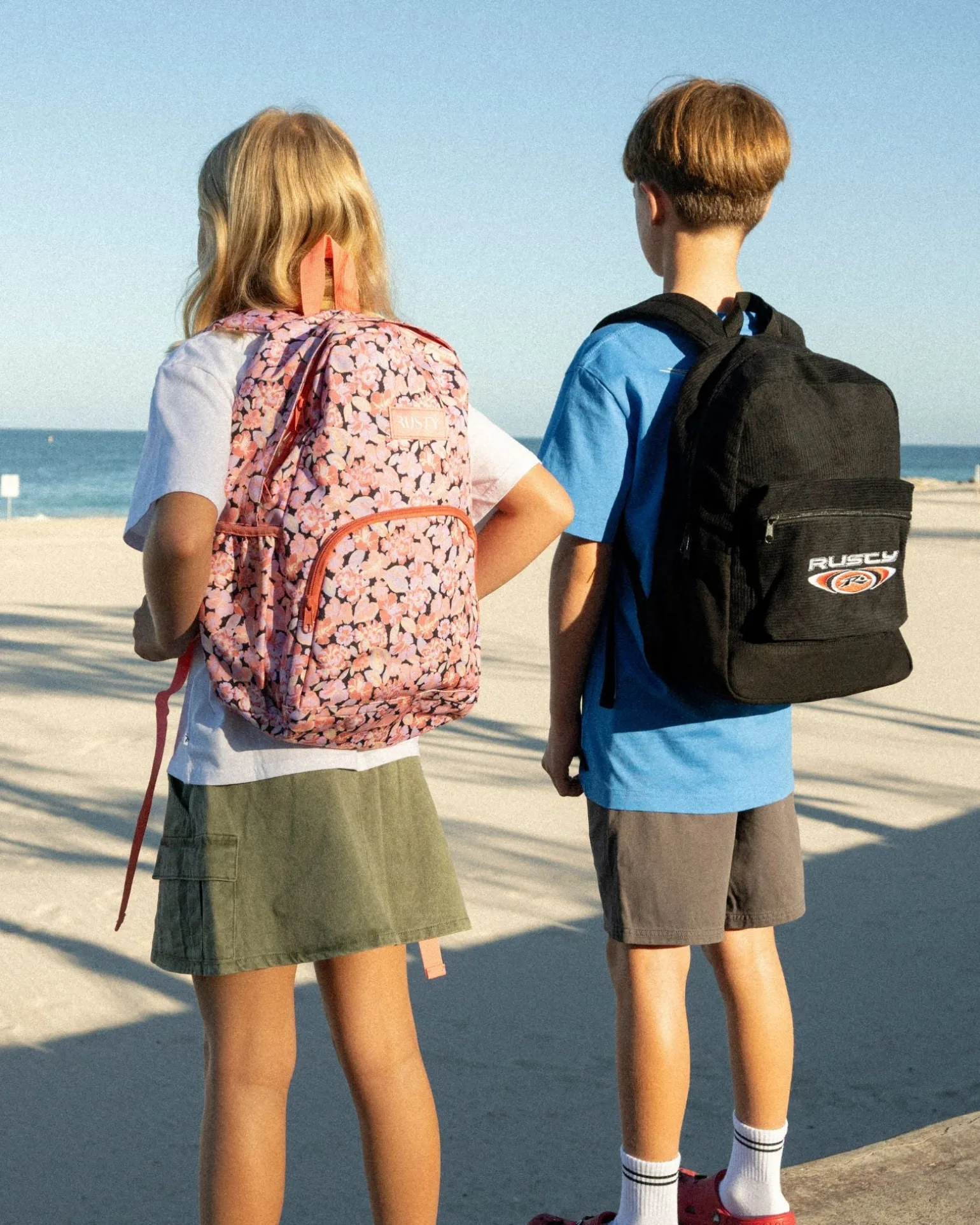 Soulful Floral Printed Backpack Girls | Rusty Online