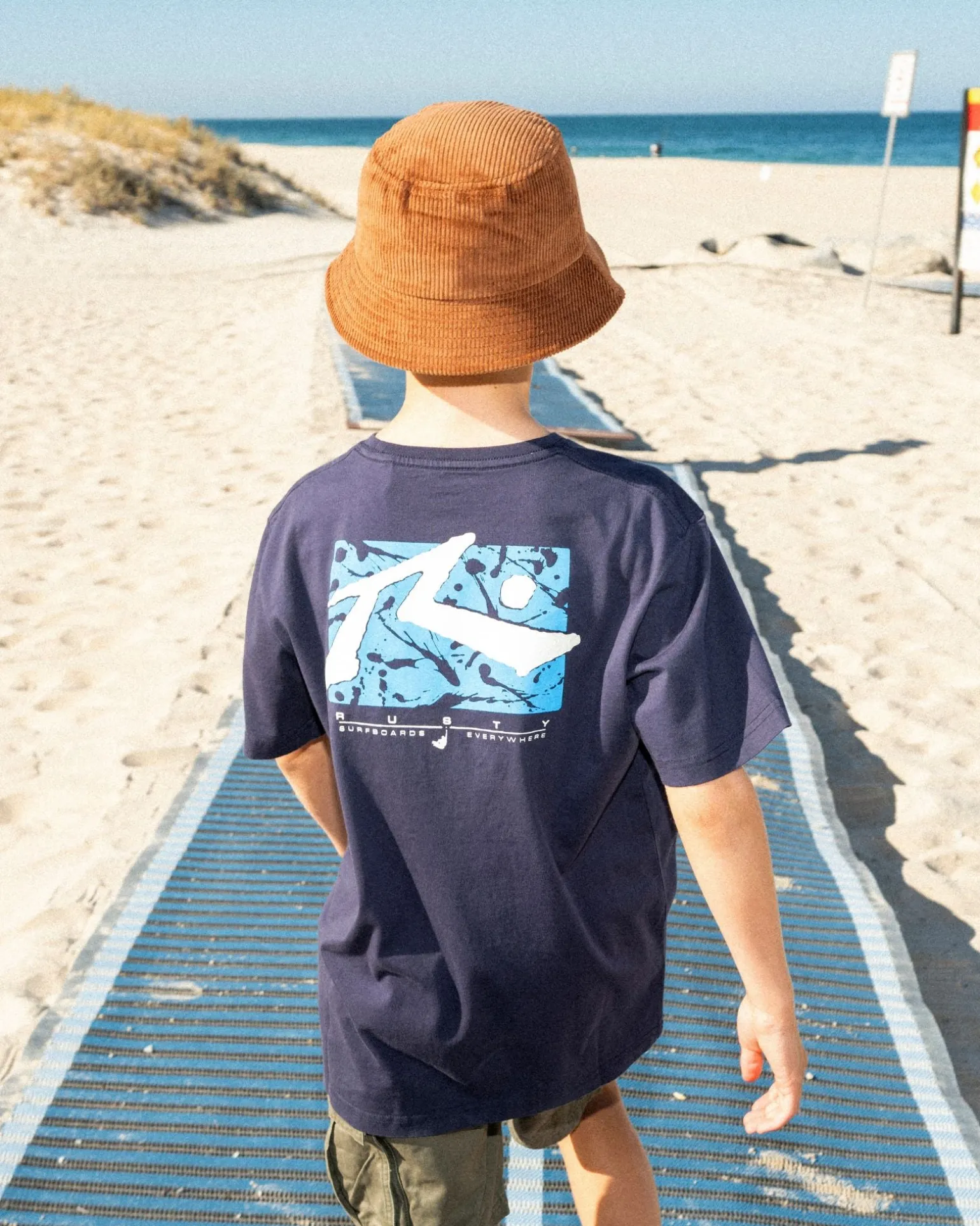 Splat Down Short Sleeve Graphic Tee Boys | Rusty Store