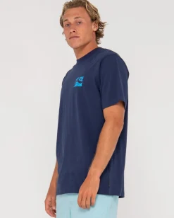 Splat Down Short Sleeve Graphic Tee | Rusty Cheap