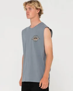 Stalker Graphic Muscle Tee | Rusty Best