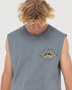 Stalker Graphic Muscle Tee | Rusty Best