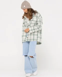 Stemming Oversized Plaid Shirt | Rusty Store