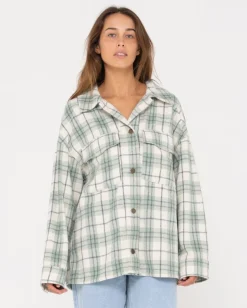Stemming Oversized Plaid Shirt | Rusty Store