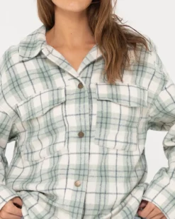 Stemming Oversized Plaid Shirt | Rusty Store