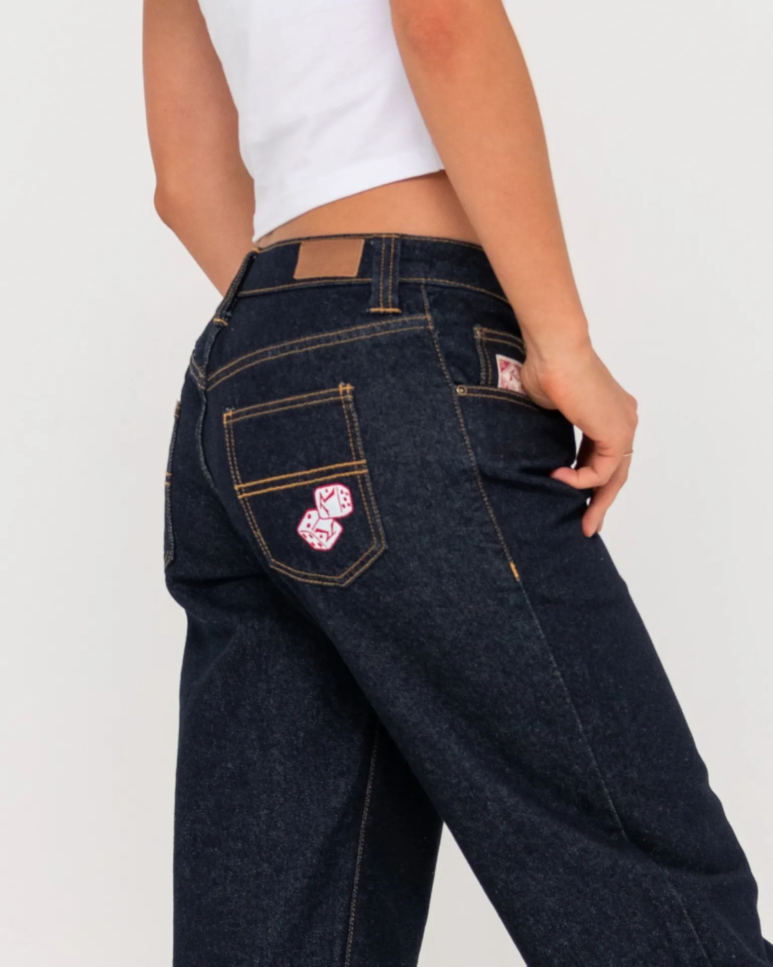 Super Low Rise Straight Leg Denim Jean | Rusty Shop