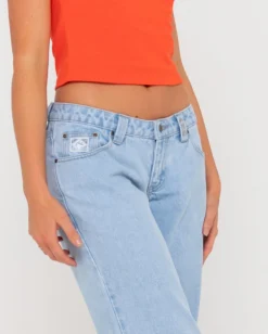 Super Low Rise Straight Leg Jean | Rusty Fashion