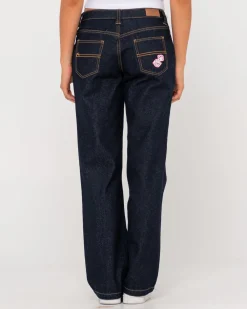 Super Low Rise Straight Leg Denim Jean | Rusty Shop