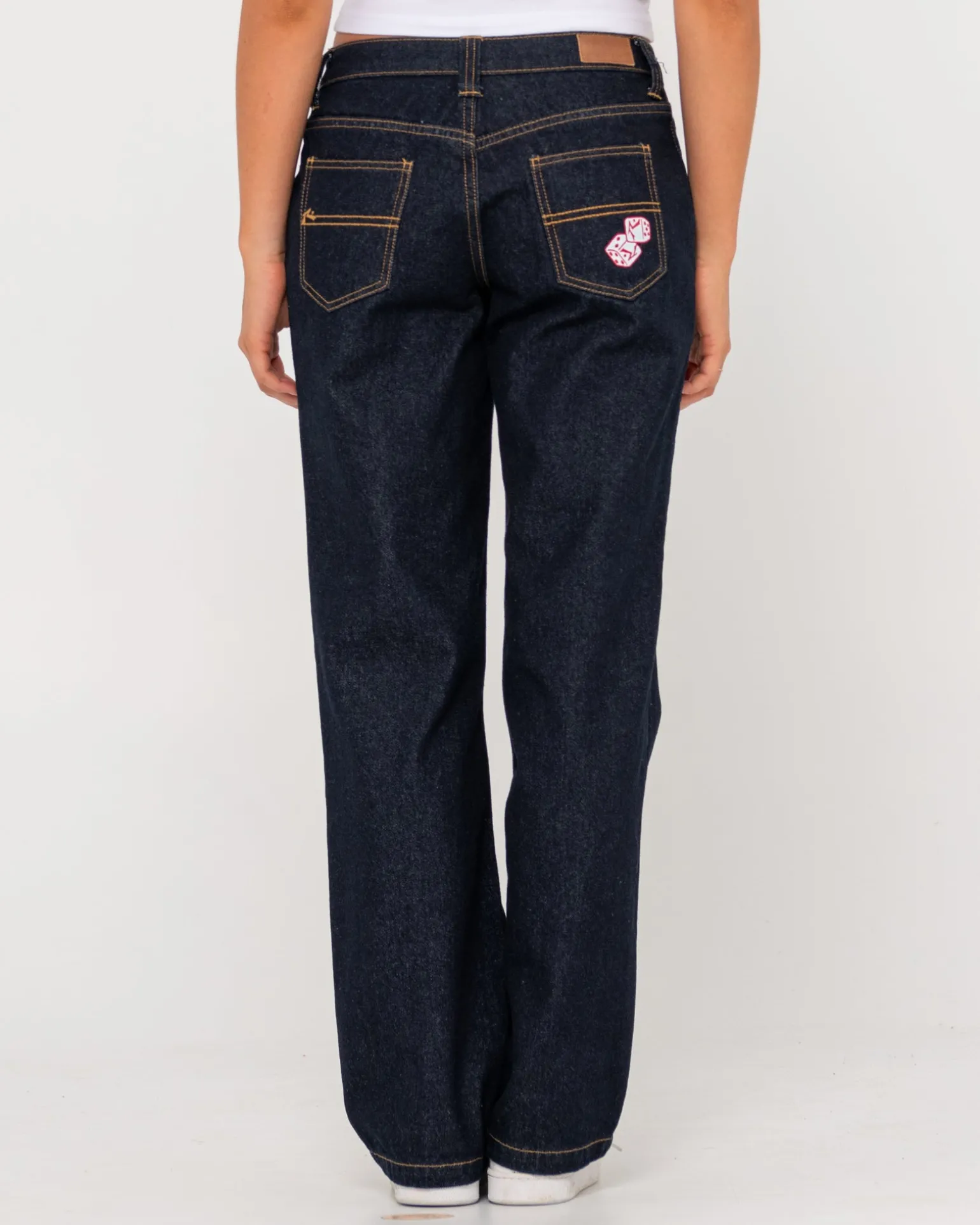 Super Low Rise Straight Leg Denim Jean | Rusty Shop