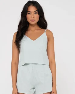 Sweet Water V Neck Slip Cami | Rusty Clearance