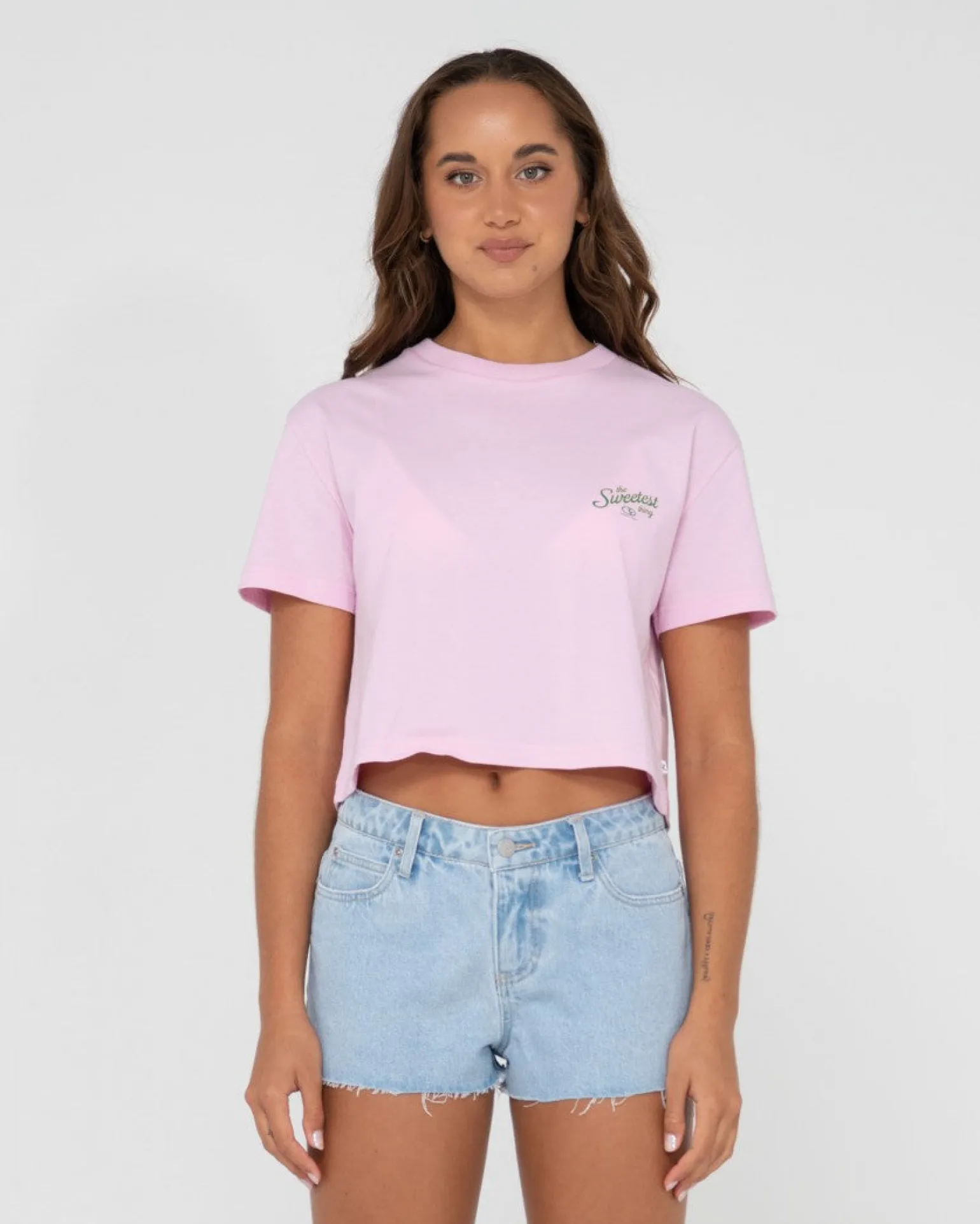 Sweetest Thing Graphic Cropped Tee | Rusty Online