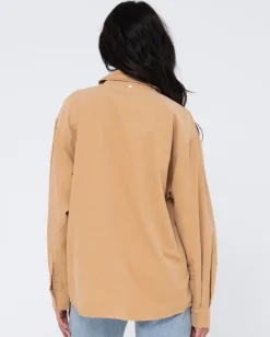 Tammy Cord Shirt | Rusty Hot