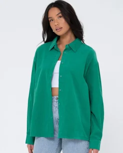 Tammy Cord Shirt | Rusty Flash Sale