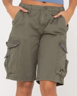 Tank Girl Low Rise Loose Fit Cargo Short | Rusty Outlet